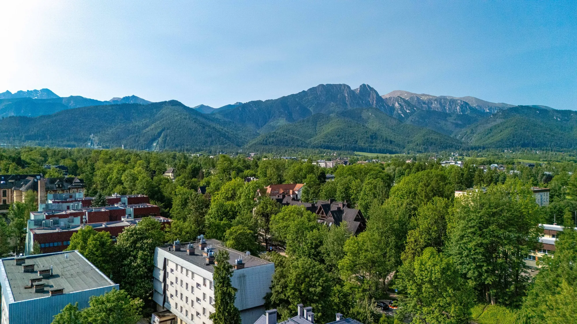 Tatra panorama above the apartment